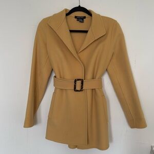 Wool belted jacket - size XS